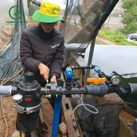 Bộ kết nối trung tâm tưới cây tháo lắp nhanh phi 90mm - Ấn Độ 