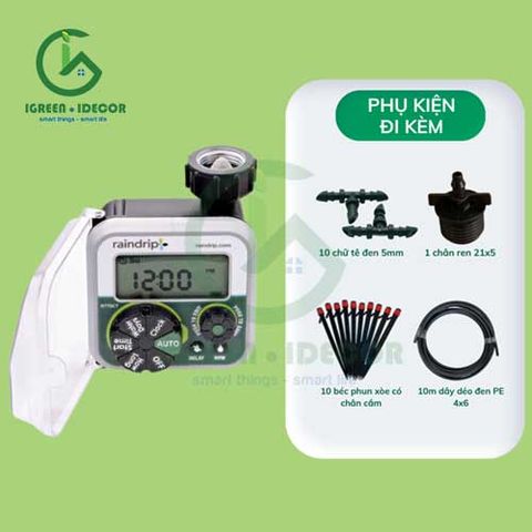  Bộ tưới sân vườn sân thượng ban công tự động Raindrip – Mỹ 