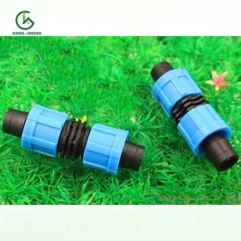  Nối thẳng ren vặn dây nhỏ giọt 16mm dẹp 