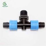  Chữ Tê ren 21 gắn dây nhỏ giọt dẹp 16mm 