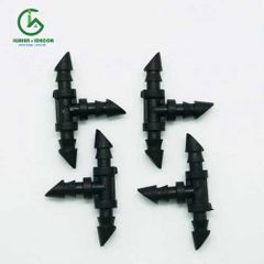 Chữ Tê đen gắn ống 5mm loại tốt - Percent