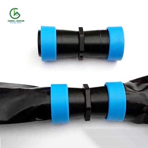  Đầu nối thẳng hai ống phun mưa phi 27 