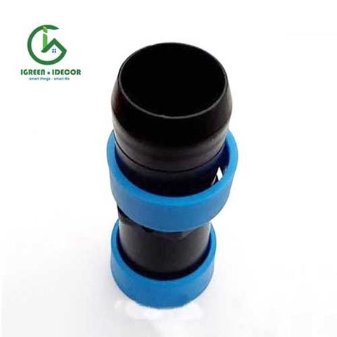  Đầu nối thẳng hai ống phun mưa phi 34 