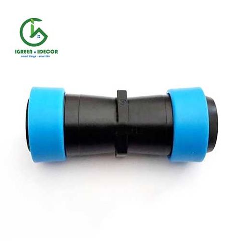  Đầu nối thẳng hai ống phun mưa phi 34 