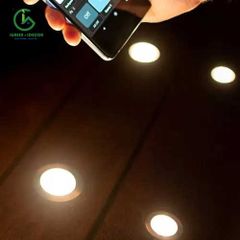 Đèn led sân vườn Decklight bluetooth màu ấm 45mm Holman– Úc