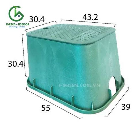  Hộp bảo vệ van hình chữ nhật 12″ KRain 