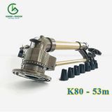  Súng tưới cà phê Rocket K80 bán kính 53m bích 60mm 