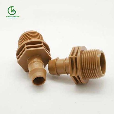  Nối giảm ren ngoài 27 xuống 17mm cao cấp dùng cho hệ thống tưới – Percent 