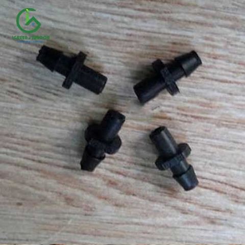  Nối thẳng 5mm 1 gờ dùng cho dây dẻo đen 5 li - Percent 