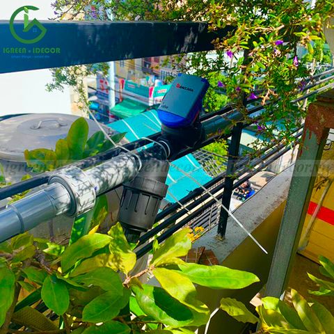  Bộ điều khiển tưới cây tích hợp van điện phi 34mm Israel 