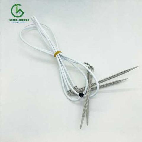  Bộ Bốn Que Cắm Nhỏ Giọt Mũi Tên Cao Cấp Màu Trắng Knet4-W Dài 60cm 