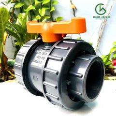 Van cầu rắc co hai đầu ren phi 90mm - Ấn Độ