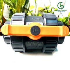 Van cầu rắc co hai đầu ren phi 90mm - Ấn Độ