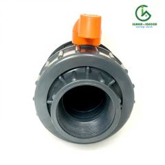 Van cầu rắc co hai đầu ren phi 90mm - Ấn Độ