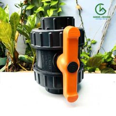 Van cầu rắc co hai đầu ren phi 90mm - Ấn Độ