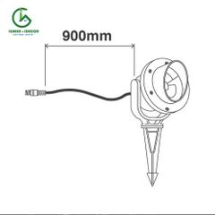 Đèn led sân vườn Spotlight bluetooth màu ấm cao 100mm – Úc
