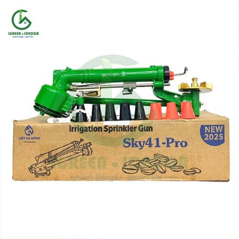 Súng tưới cà phê Sky 41PRO bán kính 41m ren 49mm 