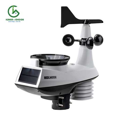  Thiết bị dự báo thời tiết Wifi năng lượng mặt trời WS5090W- Holman- Úc 