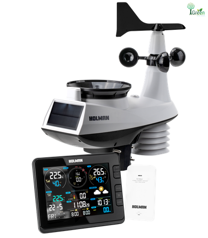  Thiết bị dự báo thời tiết Wifi năng lượng mặt trời WS5090W- Holman- Úc 