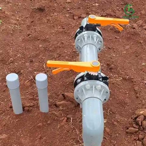  Van bướm tay gạt 4 inch 114mm đĩa nhựa AQ84S – ẤN ĐỘ 