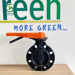 Van bướm tay gạt 6 inch 168mm đĩa nhựa AQ86 - Ấn Độ