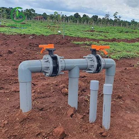  Van bướm tay gạt 6 inch 168mm đĩa nhựa AQ86 - Ấn Độ 