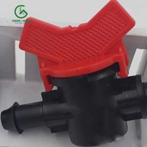  Van khởi thủy ống LDPE 16mm có roan cao su 