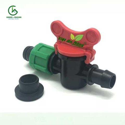  Van khởi thủy dây nhỏ giọt dẹp 16mm, roan cao su 
