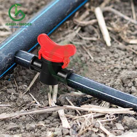  Van khởi thủy ống LDPE 25mm có roan cao su – Percent - Việt An Nông 