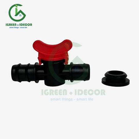  Van khởi thủy ống LDPE 25mm có roan cao su – Percent - Việt An Nông 