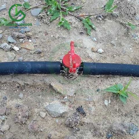  Van khởi thủy ống LDPE 25mm có roan cao su – Percent - Việt An Nông 