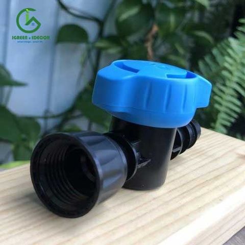  Van ren trong 21mm nối ống LDPE 16mm - Percent 