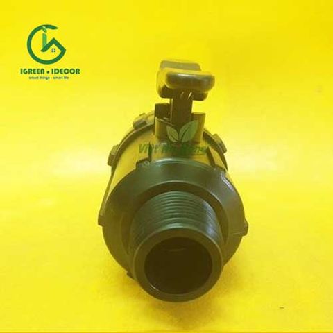  Van ren ngoài gắn dây tưới phun mưa 42mm 