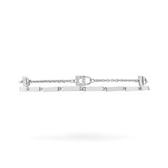 Lắc tay nữ vàng trắng 14K gắn đá CZ DOJI AFBK000351F2CZ1