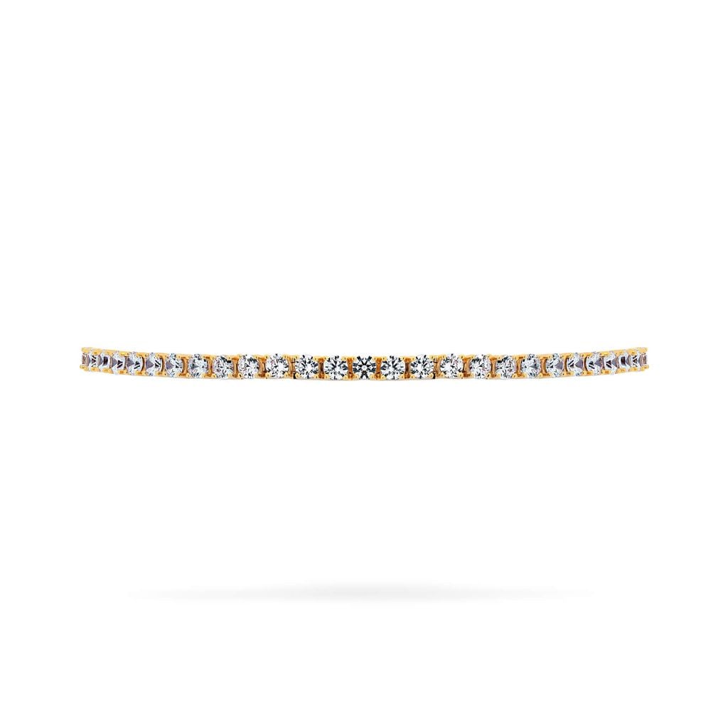 Lắc tay vàng vàng 14K gắn đá CZ DOJI AFBK000727F1CZ1 