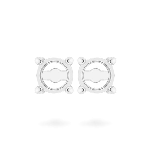 Ổ hoa tai vàng trắng 18K DOJI AFEA000007D2KK1