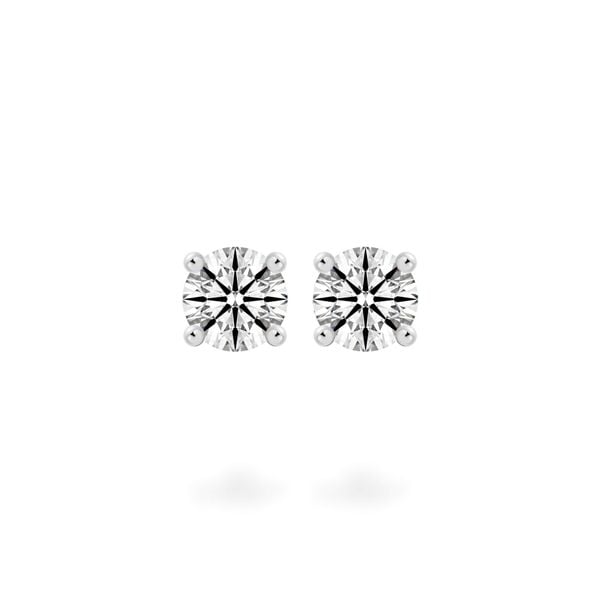 Hoa tai vàng trắng 14K gắn kim cương DOJI AFEB000069F2HA1