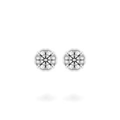 Hoa tai vàng trắng 14K gắn kim cương DOJI AFEB000071F2HA1