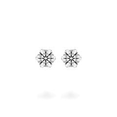 Hoa tai vàng trắng 14K gắn kim cương DOJI AFEB002043F2HA1