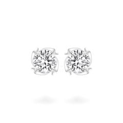 Hoa tai vàng trắng 14K gắn đá CZ DOJI AFEJ000494F2CZ1