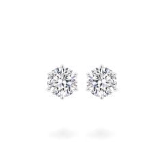 Hoa tai vàng trắng 18K gắn đá CZ DOJI AFEM300428D2CZ1