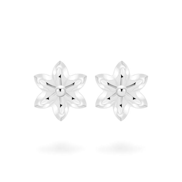 Hoa tai vàng trắng 18K DOJI AFEM901030D2KK1