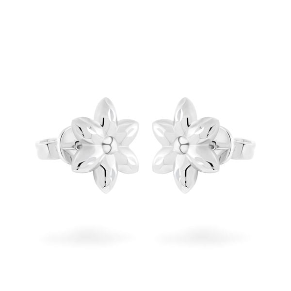 Hoa tai vàng trắng 18K DOJI AFEM901030D2KK1