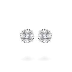 Hoa tai vàng trắng 14K gắn kim cương DOJI AFER700041F2DA1