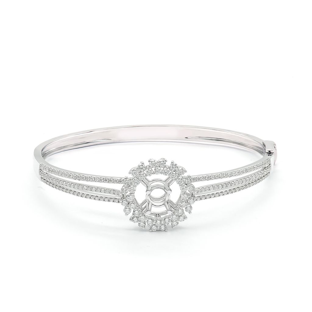 Ổ vòng tay nữ vàng trắng 18K DOJI AFGA000009D2KK1 