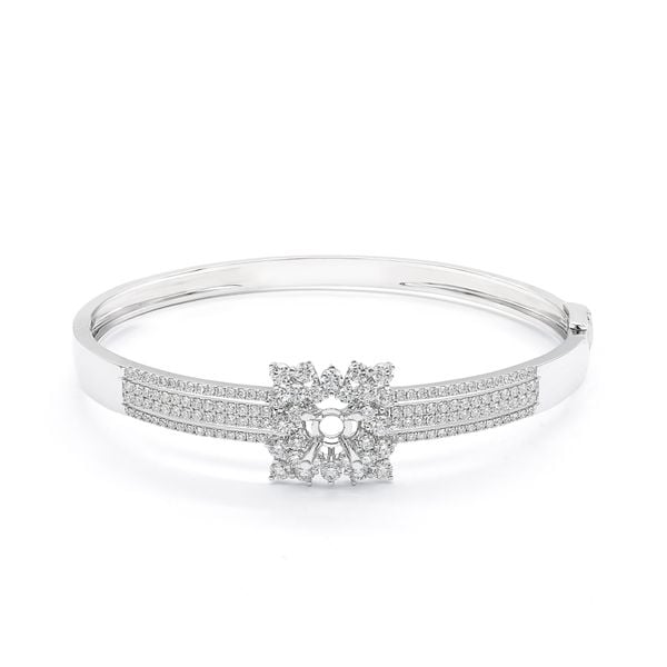 Ổ vòng tay nữ vàng trắng 18K DOJI AFGA000023D2KK1