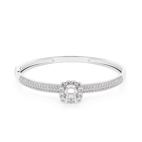 Ổ vòng tay vàng trắng 18K DOJI AFGA000043D2KK1