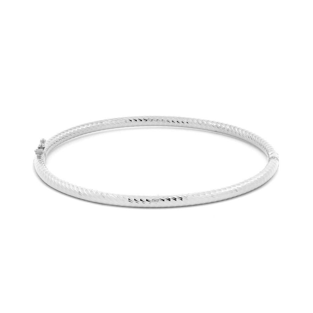 Vòng tay vàng trắng 18K DOJI AFGM901060D2KK1 