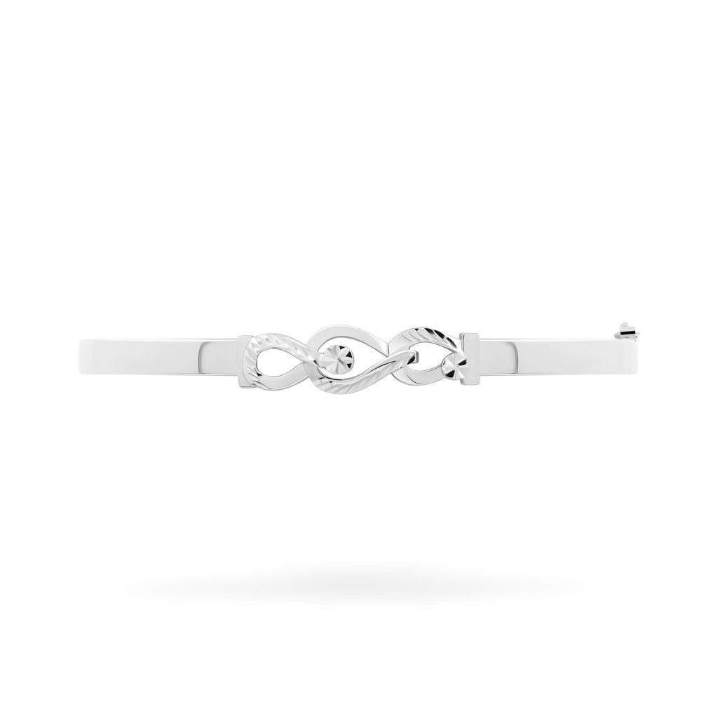 Vòng tay vàng trắng 18K DOJI AFGM901061D2KK1 