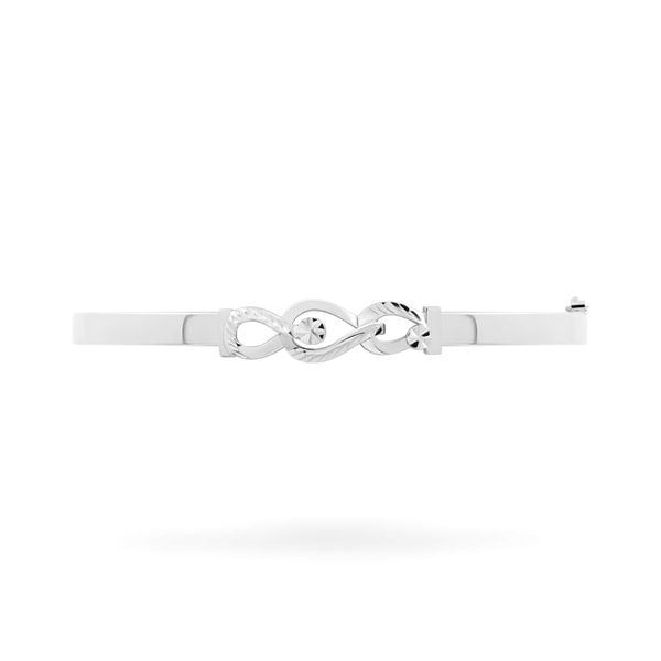 Vòng tay vàng trắng 18K DOJI AFGM901061D2KK1